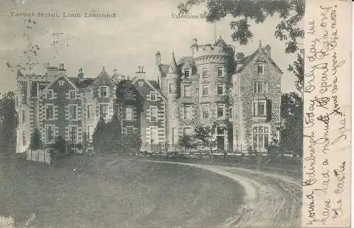 PC28659 Tarbet Hotel. Loch Lomond. Valentinstag. 1903