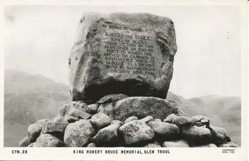 PC26495 King Robert Bruce Memorial. Glen Trool. Frith. 1965