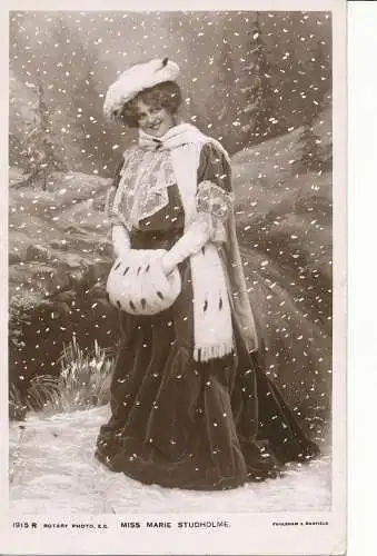 PC23574 Miss Marie Studholme. Foulsham und Banfield. Drehbar. Nr. 1915 R. 1906
