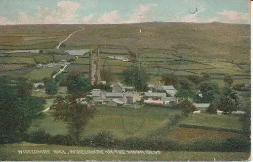 PC24927 Widecombe Hill. Breite im Moor. Chapman. Nr 10255. 1913