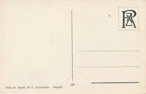PC30160 Napoli. Piazza Trento Trieste. R. Zedda di V. Carcavallo