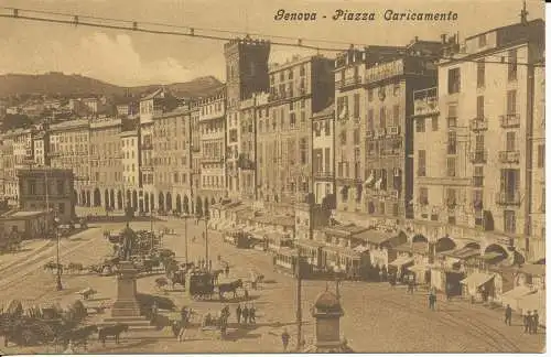 PC28100 Genova. Piazza Caricamento. F. Cicoiari. Nr 9011