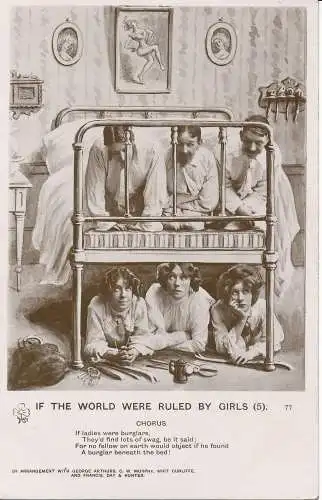 PC24840 Wenn die Welt von Mädchen regiert würde. Chorus. 1906