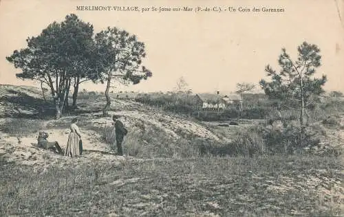 PC30315 Merlimont Village par St. Josse sur Mer. Un Coin des Garennes. Caron Cou
