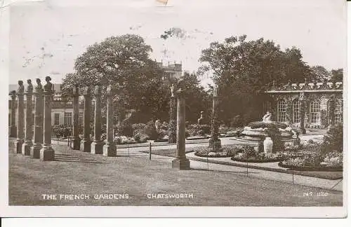 PC30508 Die französischen Gärten. Chatsworth. Bamforth. Nr. 1120. 1909