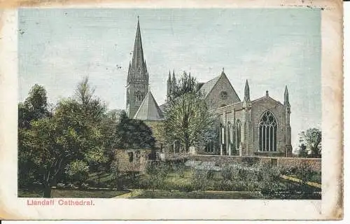 PC30713 Kathedrale von Llandaff. 1907