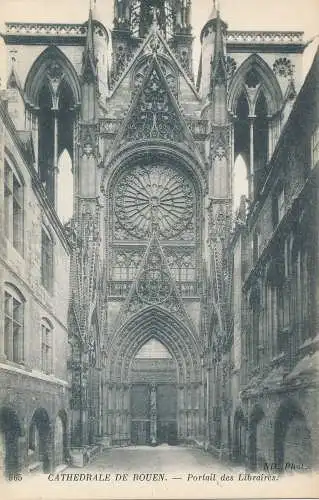 PC30409 Kathedrale von Rouen. Portal der Buchhändler. Neurdein