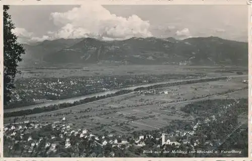 PC30389 Blick von der Meldegg ins Rheintal u. Vorarlberg. A. Eggenberger