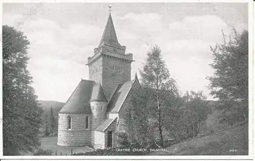 PC25158 Crathie Church. Balmoralisch. Valentinstag. Silber. Nr. 93671