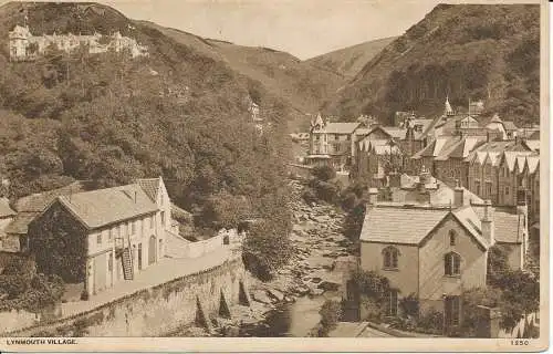 PC32412 Lynmouth Village. Nr 1250