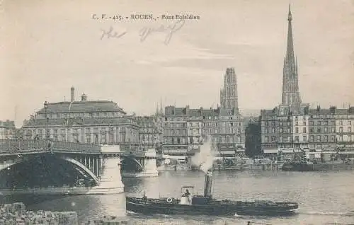 PC30922 Rouen. Boieldieu-Brücke. C. V. Nr. 415