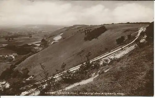 PC26090 Reigate Hill. Pilgrims Way und Queens Park. Frith. Nr. 62788. 1926