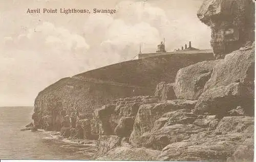 PC23814 Amboss Point Leuchtturm. Swanage. Dorset. Nr 284. 1909