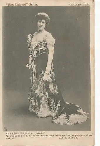 PC23555 Miss Helen Ferrers als Natasha. Tuck. Bildplan. 1904