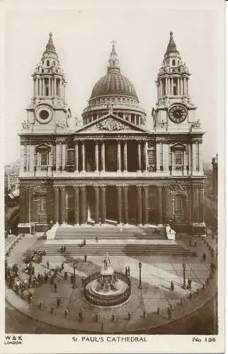 PC26948 St. Pauls Kathedrale. W. und K. London. Nr. 139. RP