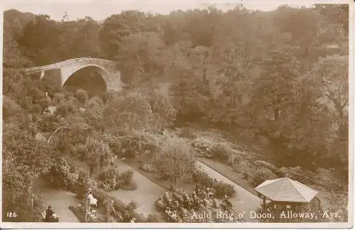 PC32493 Auld Brig oder Doon. Alloway. Ayr. D. Henderson. 1949