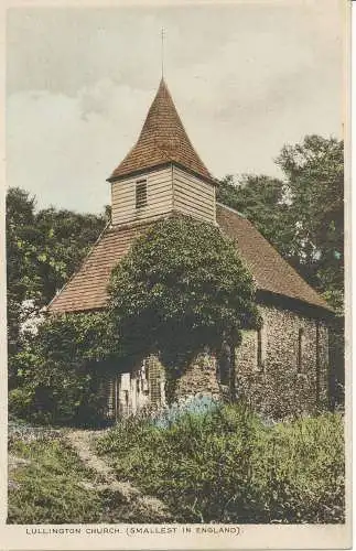 PC26763 Lullington Church. Kleinste in England