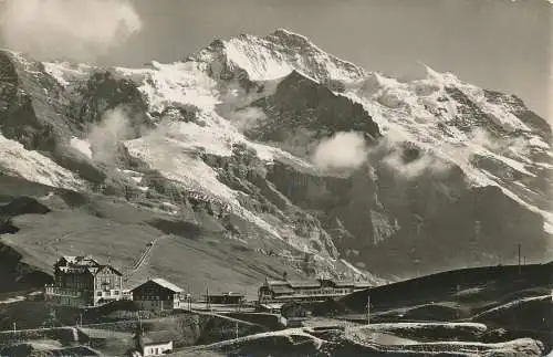 PC31381 Kl. Scheidegg mit Jungfrau. Gyger. Nr 5542. 1947