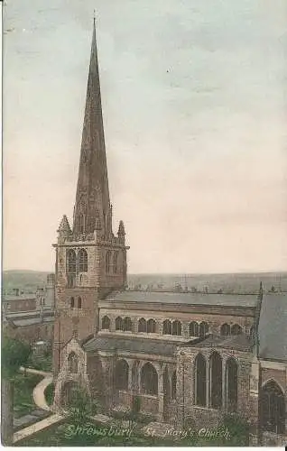 PC32622 Shrewsbury. St. Marys Kirche. Frith. Nr. 28931