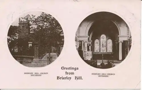 PC24742 Grüße aus Brierley Hill. Multi-View. John Price. Nr. 371. 1913