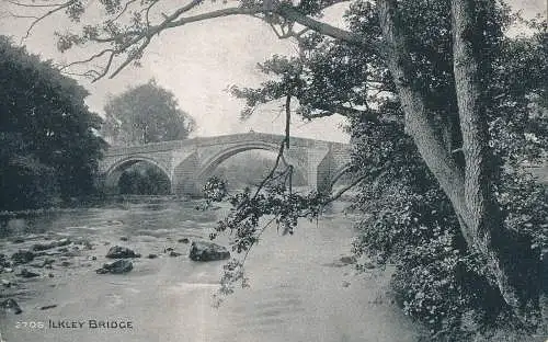 PC32741 Ilkley Bridge. Photochrom. Getreide. Nr. 2706