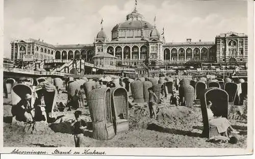 PC27011 Scheveningen. Strand im Kurhaus. Haken. Artur Klitzsch. 1937