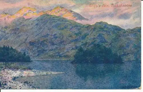 PC29091 Ellens Isle. Loch Katrine. Valentinstag. 1906