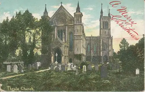 PC27802 Theale Church. F. und S. 1907