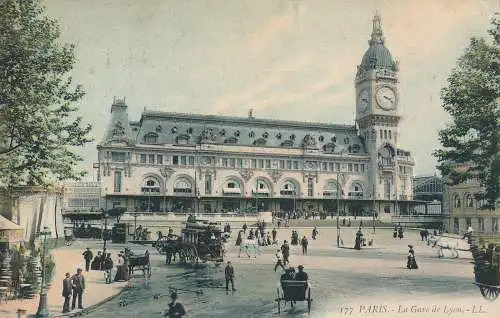 PC30917 Paris. Der Gare de Lyon. LL. Nr. 177. 1906