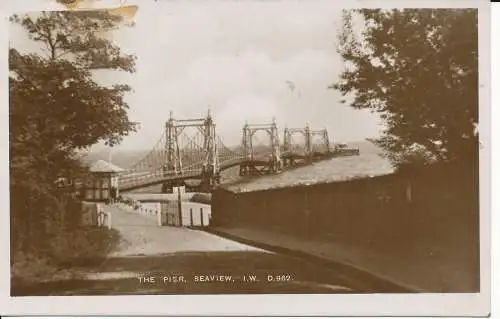 PC26267 The Pier. Meerblick. I.W. The Bay. Nr. D.962. 1946