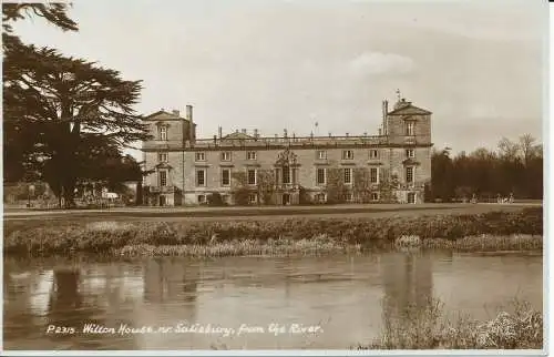 PC29241 Wilton House. Nr. Salisbury vom Fluss. Sweetman. Nr. S.2315. RP