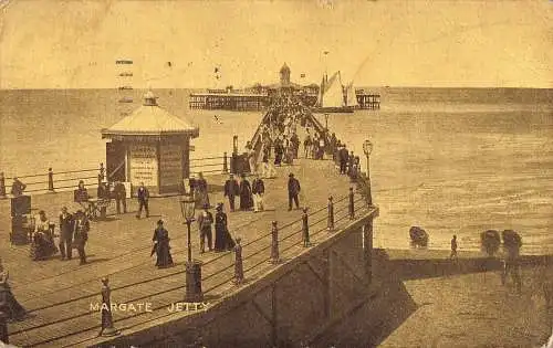 PC23695 Margate Jetty. 1922