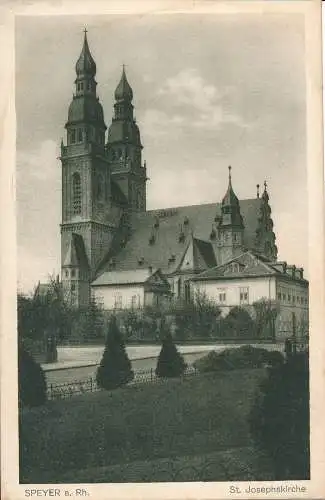 PC30943 Speyer a. Rh. St. Josephskirche. A. Michelsen. D. A. Koch