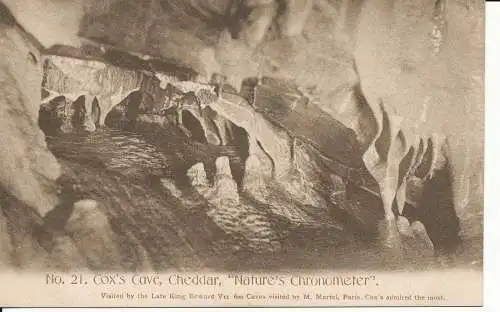 PC30564 Coxs Höhle. Cheddar. Natures Chronometer. Nr. 21