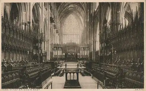 PC26540 York Minster Choir East. Photochrom. Nr. 54770