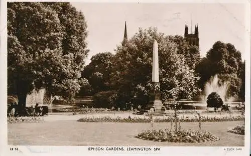 PC25458 Iephson Gardens. Leamington Spa. Tuck. RP