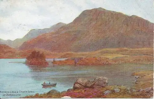 PC32524 Arthog Lake und Cader Idris. Nr. Barmouth. Lachs. Nr. 2228