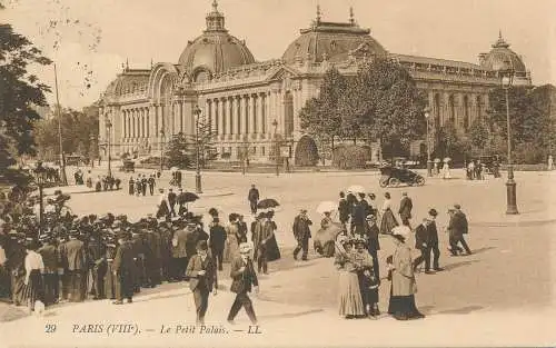 PC30220 Paris. Der kleine Palast. LL. Nr. 29. 1911