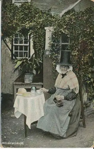 PC32757 walisische Frau. Hartmann. 1905