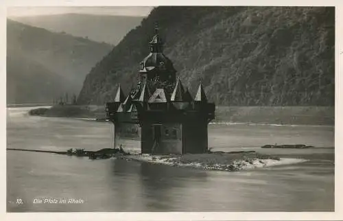 PC31066 Die Pfalz im Rhein. Rheingold. Nr. 10. RP