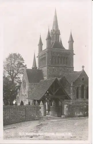 PC24311 Whippingham Church. Kühe. I.W. Ventnor. In der Nähe. RP