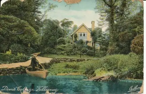 PC30898 Dinis Cottage. Killarney. B. B. London. 1911
