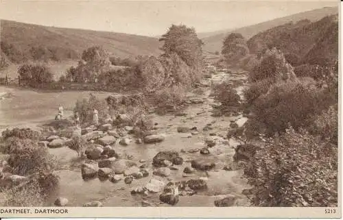 PC28740 Dartmeet. Dartmoor. Sweetman. Solograph. Nr. 5213