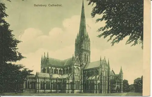 PC27803 Kathedrale von Salisbury. Hale. 1915