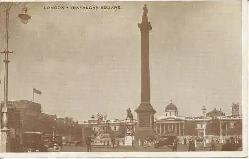 PC25779 London. Trafalgar Square. Inter Art Phototone