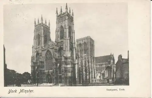 PC32504 York Minster. Sampson. York. 1905