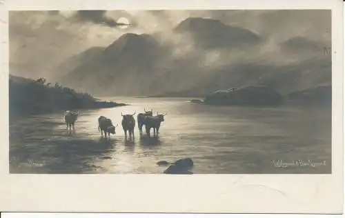 PC25208 Loch Lomond und Ben Lomond. Charles Worcester. Chic. 1912