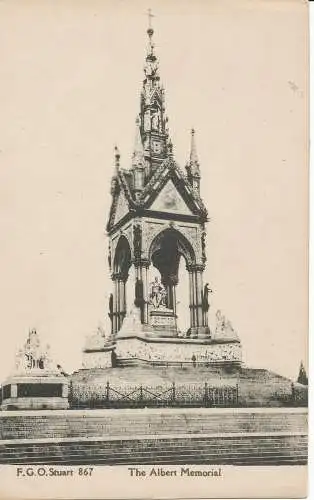 PC25603 Das Albert Memorial. F.G.O. Stuart. Nr. 867