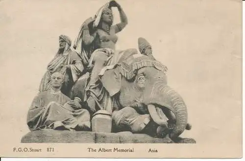 PC32981 Das Albert Memorial. Asien. F.G.O. Stuart. Nr. 871
