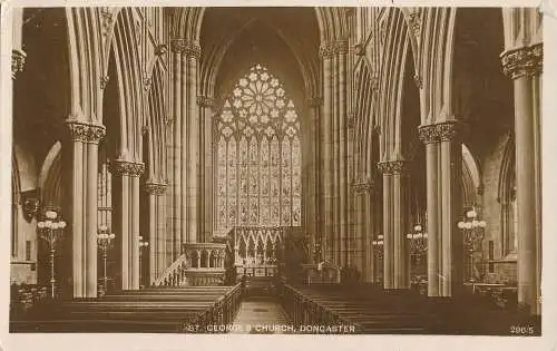 PC25420 St. Georges Kirche. Doncaster. Zuverlässig. 1917